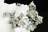Native Silver in Calcite - Morocco #362822-2